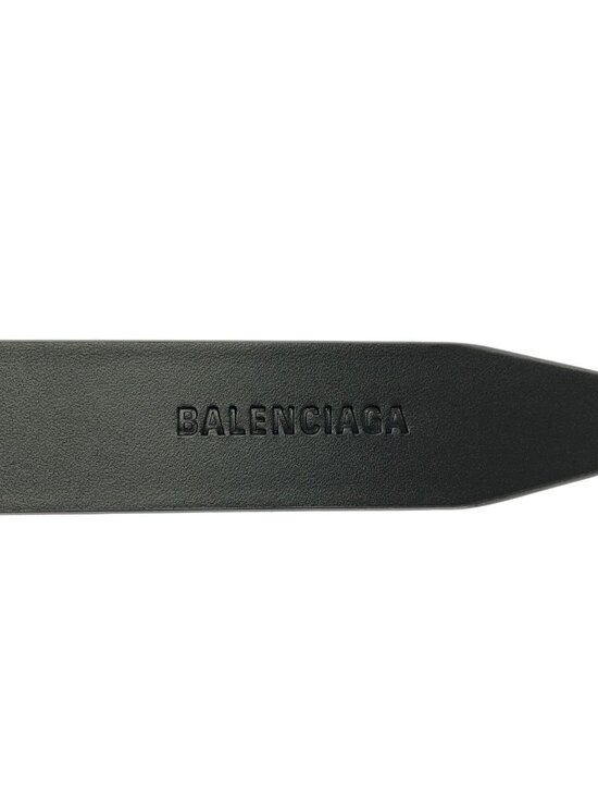 Balenciaga Logo Leather Belt 85 Black main image 6